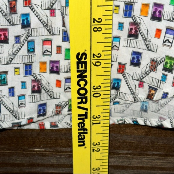 BUGATCHI Shaped Fit Men’s Dress Shirt All Over Print Windows & Ladders Size XL - Picture 7 of 9